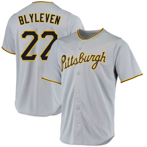 Youth Bert Blyleven Pittsburgh Pirates Replica Gray Road Jersey