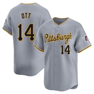 Youth Ed Ott Pittsburgh Pirates Limited Gray Away Jersey