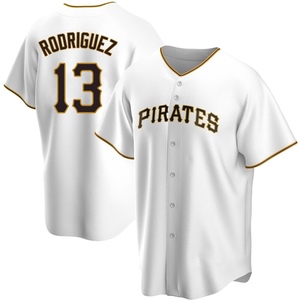 Youth Endy Rodriguez Pittsburgh Pirates Replica White Home Jersey