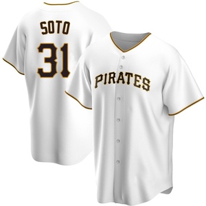 Youth Gregory Soto Pittsburgh Pirates Replica White Home Jersey
