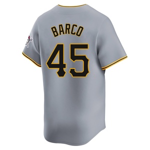Youth Hunter Barco Pittsburgh Pirates Limited Gray Away Jersey