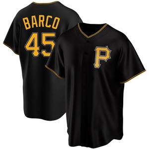 Youth Hunter Barco Pittsburgh Pirates Replica Black Alternate Jersey