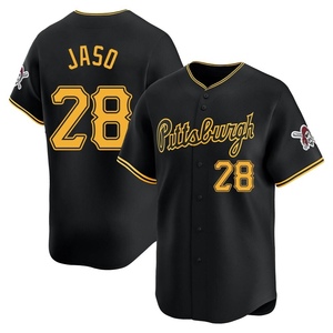 Youth John Jaso Pittsburgh Pirates Limited Black Alternate Jersey