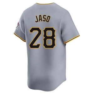 Youth John Jaso Pittsburgh Pirates Limited Gray Away Jersey