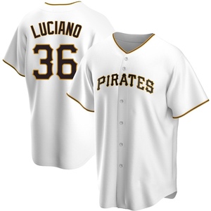Youth Marco Luciano Pittsburgh Pirates Replica White Home Jersey