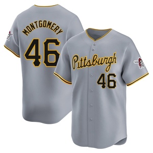 Youth Mason Montgomery Pittsburgh Pirates Limited Gray Away Jersey