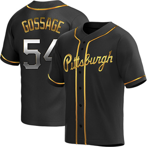 Youth Rich Gossage Pittsburgh Pirates Replica Black Golden Alternate Jersey