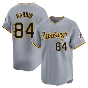 Youth Ryan Harbin Pittsburgh Pirates Limited Gray Away Jersey